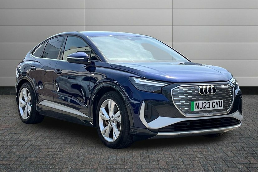 Audi Q4 E Tron 40 S Line Sportback 82Kwh 204 P Blue
