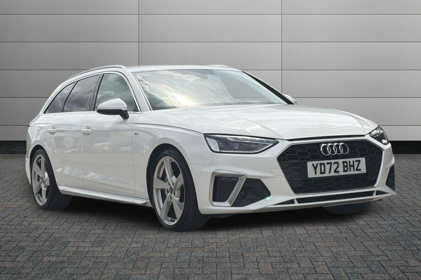Audi A4 Avant 2.0 Tfsi 40 S Line Estate S Tronic 204 YD72BHZ White