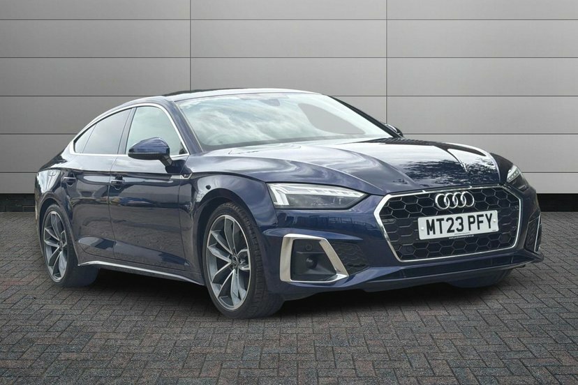 Audi A5 2.0 Tdi 35 S Line Sportback S Tronic 1 Blue