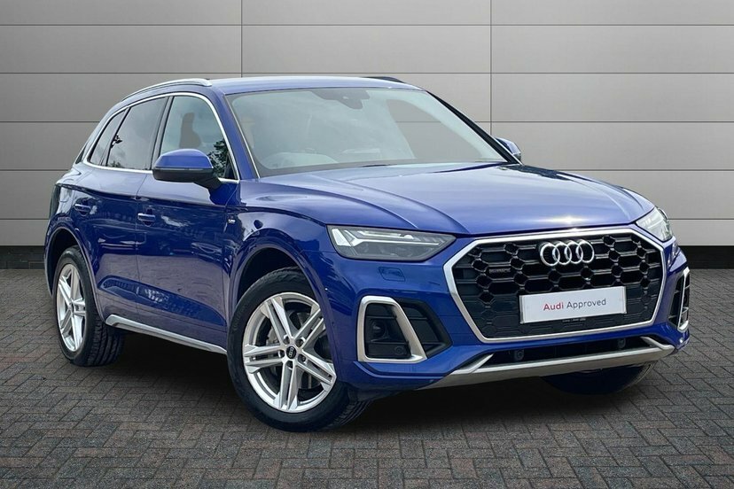 Audi Q5 2.0 Tdi 40 S Line Suv S Tronic Quattro Blue