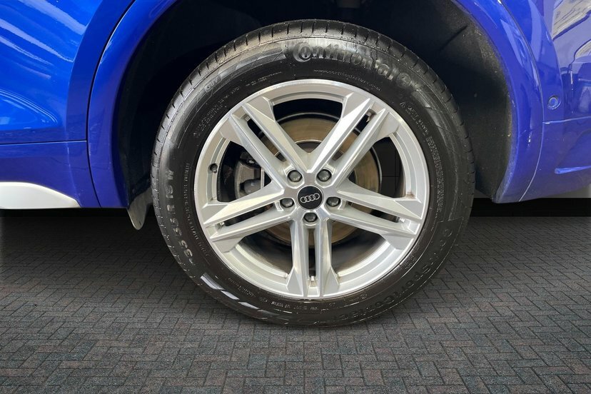 Audi Q5 2.0 Tdi 40 S Line Suv S Tronic Quattro EY74ZJK Blue #5