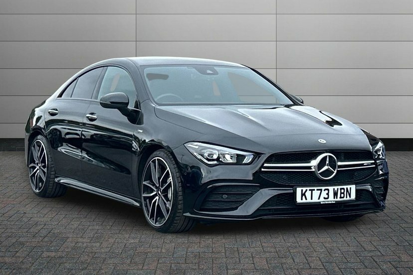 Mercedes-Benz CLA Class 2.0 Cla35h Mhev Amg Premium Coupe Hyb Black