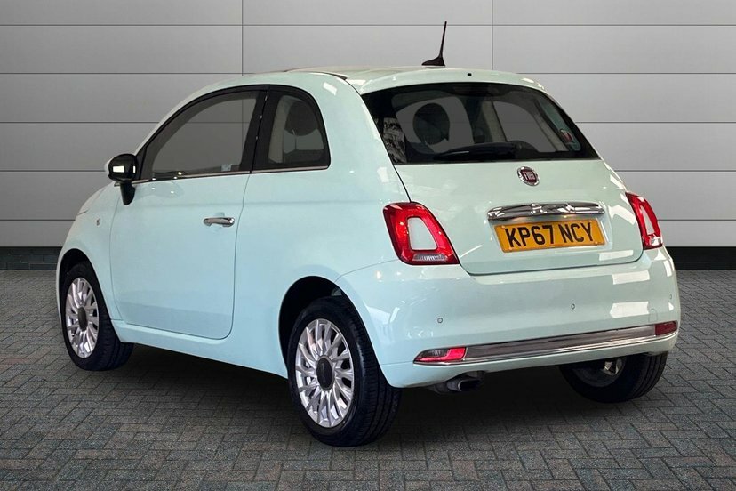 Fiat 500 1.2 Lounge Hatchback 69 Bhp KP67NCY Green #3