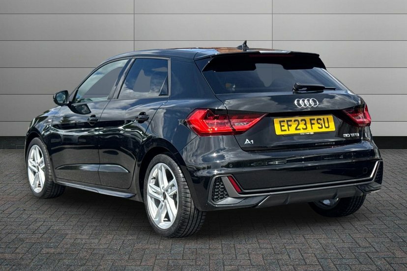Audi A1 1.0 Tfsi 30 S Line Sportback S Tronic EF23FSU Black #3