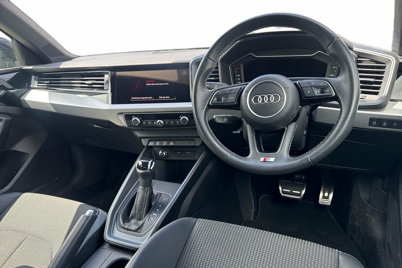 Audi A1 1.0 Tfsi 30 S Line Sportback S Tronic EF23FSU Black #6