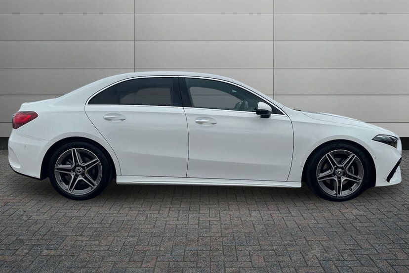 Mercedes-Benz A Class 1.3 A200h Mhev Amg Line Executive Saloon Pet AE73NNJ White #3