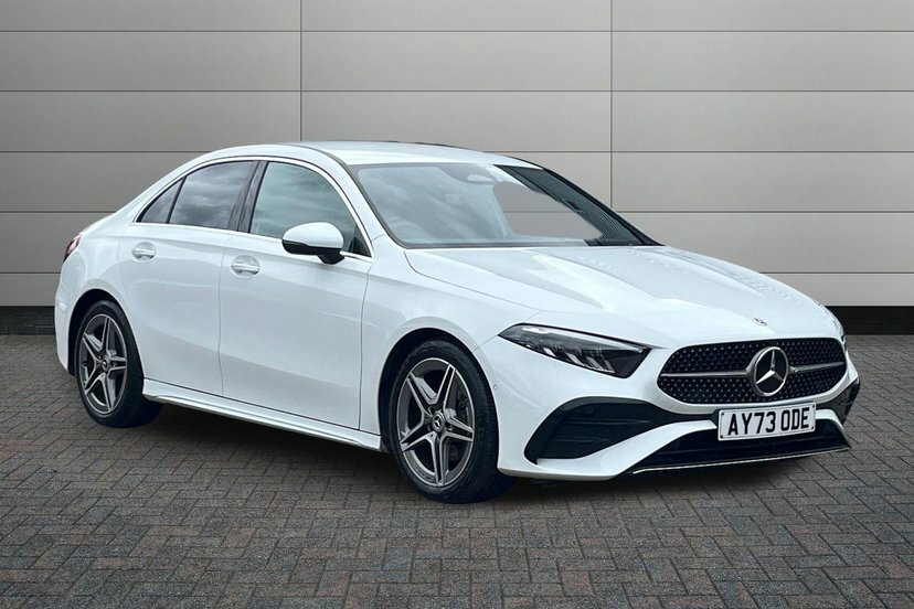 Mercedes-Benz A Class A200h Mhev Amg Line Executive Saloon White