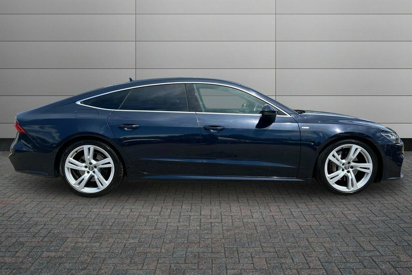 Audi A7 3.0 Tdi V6 50 S Line Sportback Tiptroni LY19ZDZ Blue #4