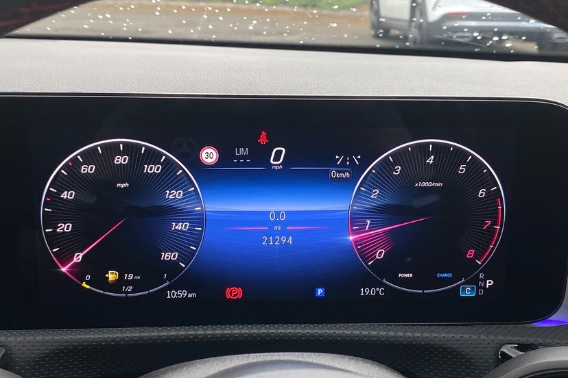Mercedes-Benz CLA Class Cla180h Mhev Amg Line Executive KX25YWF Black #6