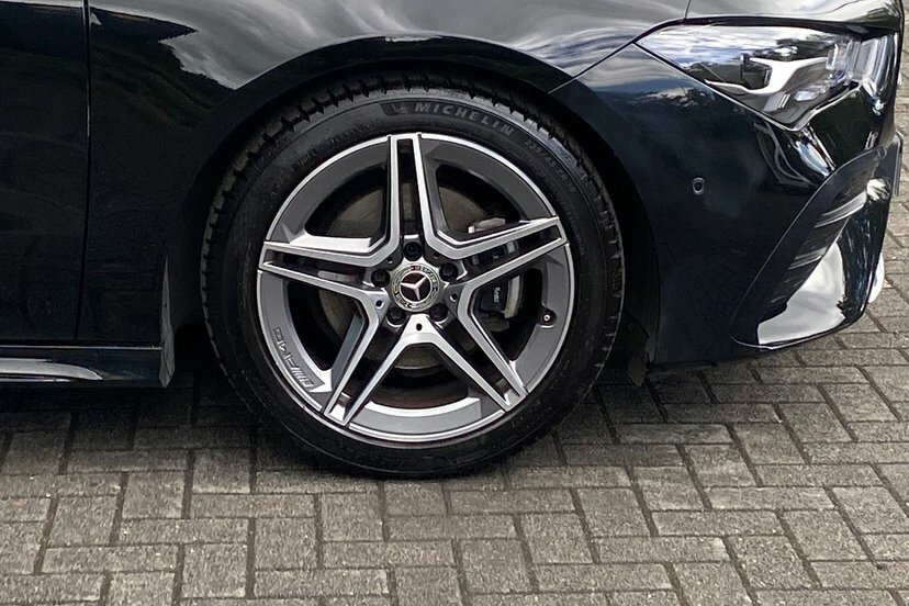 Mercedes-Benz CLA Class Cla180h Mhev Amg Line Executive KX25YWF Black #4