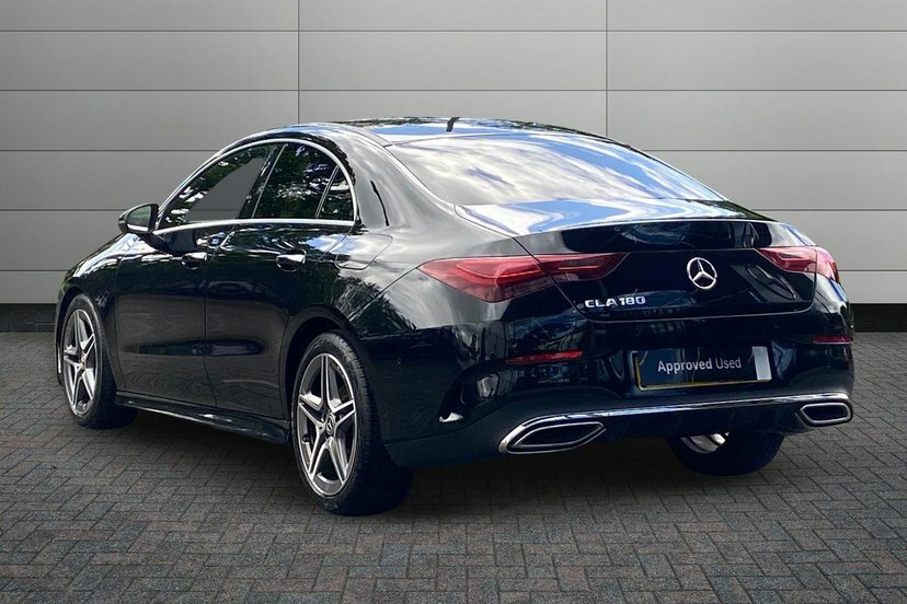 Mercedes-Benz CLA Class Cla180h Mhev Amg Line Executive KX25YWF Black #2