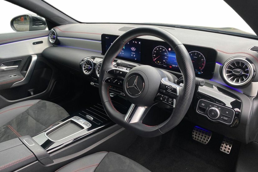 Mercedes-Benz CLA Class Cla180h Mhev Amg Line Executive KX25YWF Black #5