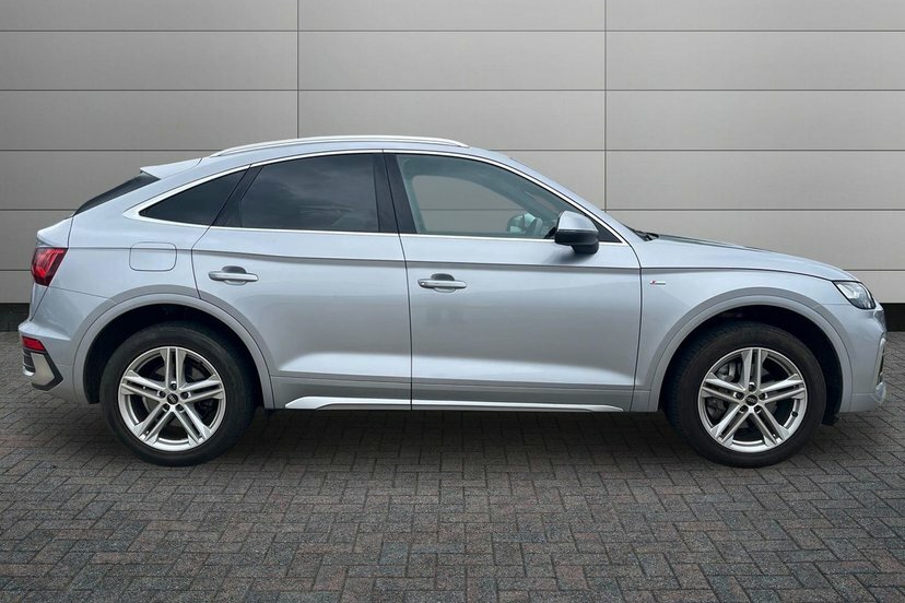 Audi Q5 2.0 Tdi 40 S Line Sportback S Tronic Qu BL72FXU Silver #4