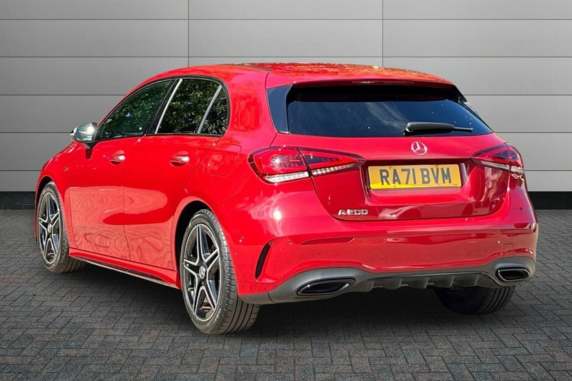 Mercedes-Benz A Class A200 Amg Line Edition Premium Hatchback RA71BVM Red #2