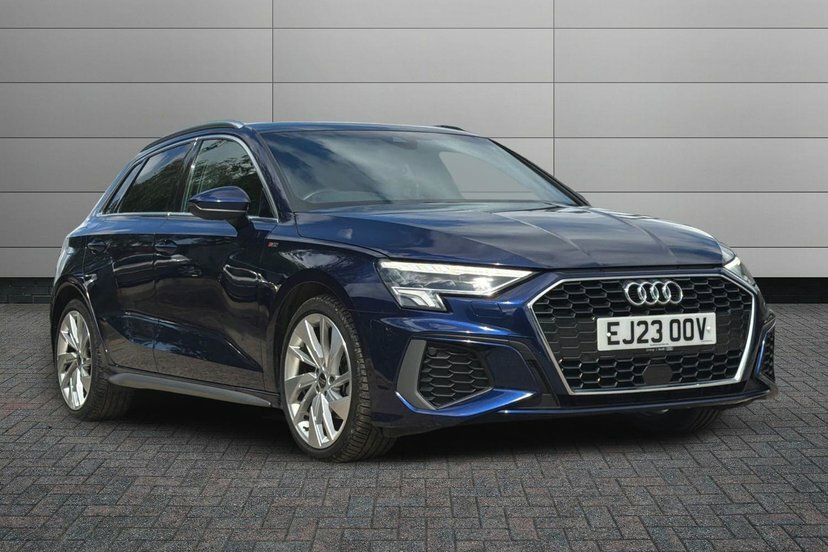 Audi A3 2.0 Tdi 35 S Line Sportback S Tronic 1 Blue