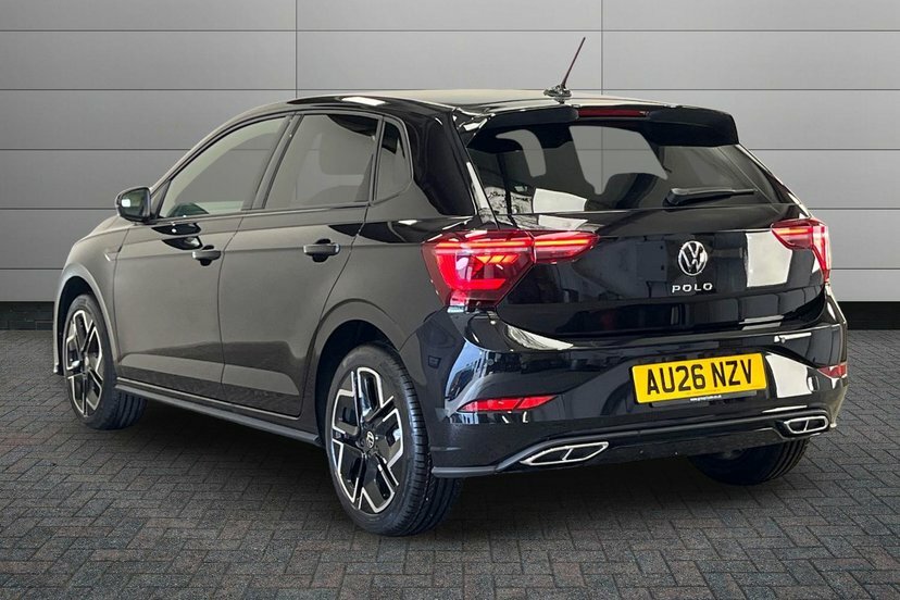 Volkswagen Polo 1.0 Tsi Black Edition Hatchback Dsg 11 AU26NZV Black #3