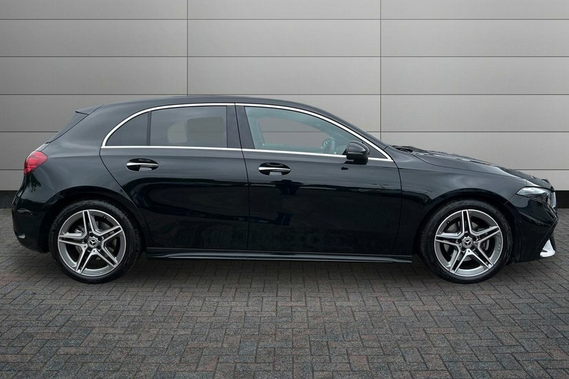 Mercedes-Benz A Class A200h Mhev Amg Line Executive AY74NZF Black #3