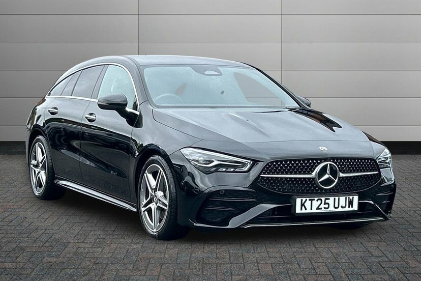 Mercedes-Benz CLA Class 1.3 Cla200h Mhev Amg Line Executive Shooting Bra Black