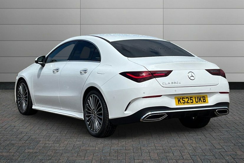 Mercedes-Benz CLA Class 2.0 Cla220d Amg Line Premium Coupe 8G KS25UKB White #2