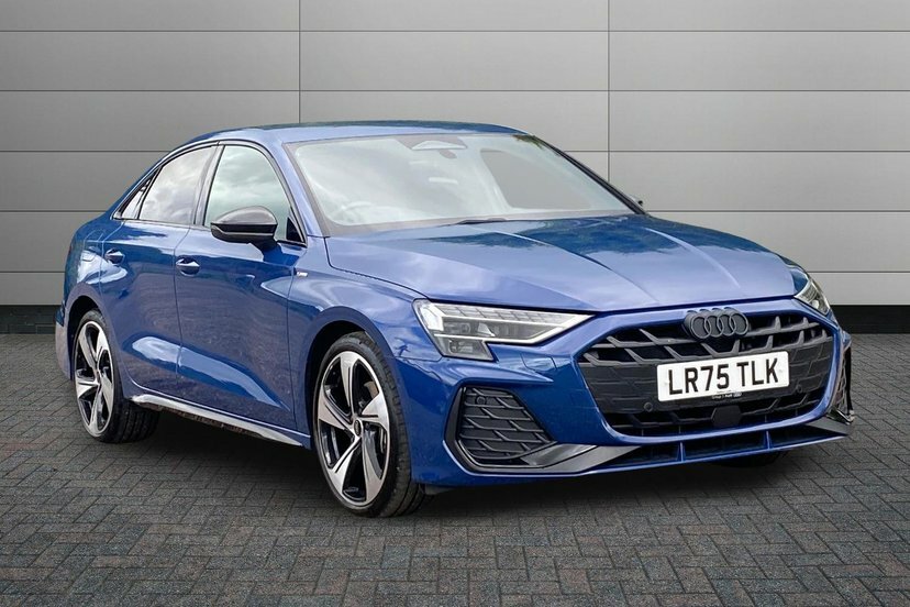 Audi A3 1.5 Tfsi 35 Black Edition Saloon S Tron Blue