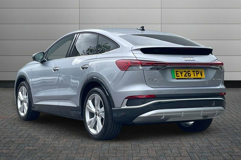 Audi Q4 E Tron 45 S Line Sportback 82Kwh 286 P EY26TPV Silver #3