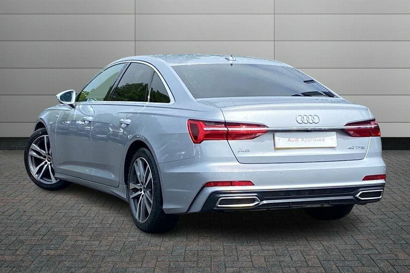 Audi A6 Saloon 2.0 Tfsi 40 S Line Saloon S Tronic 204 LM23BBK Silver #3