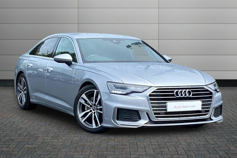 Audi A6 Saloon 2.0 Tfsi 40 S Line Saloon S Tronic 204 LM23BBK Silver