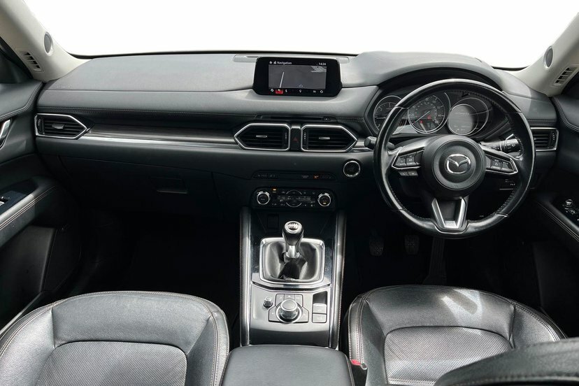 Mazda CX-5 2.2 Skyactiv-d Sport Nav Suv 15 LO67MVW Black #6