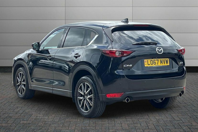 Mazda CX-5 2.2 Skyactiv-d Sport Nav Suv 15 LO67MVW Black #3
