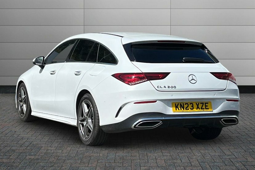 Mercedes-Benz CLA Class Cla200 Amg Line Premium 2 Shooting Brake KN23XZE White #2