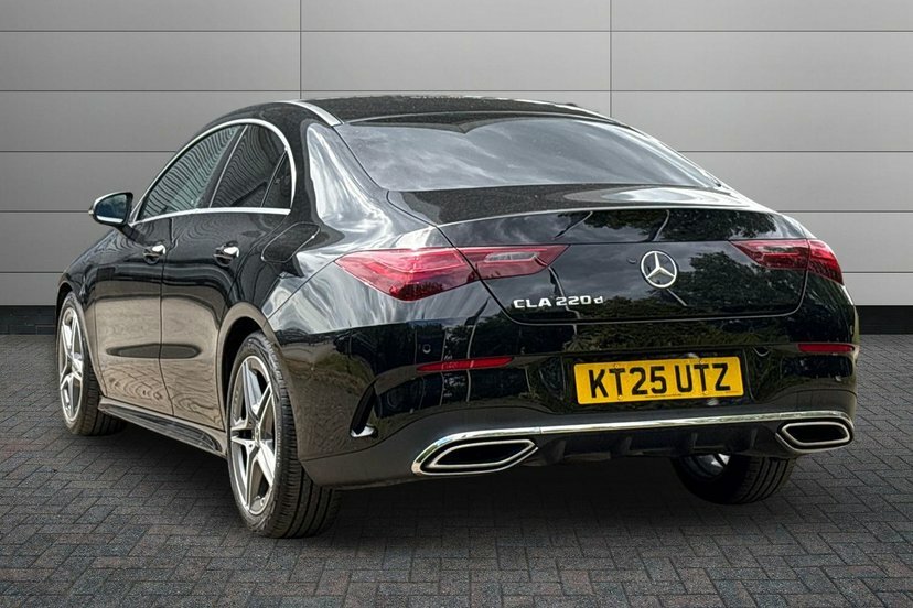 Mercedes-Benz CLA Class Cla220d Amg Line Executive Coupe KT25UTZ Black #2