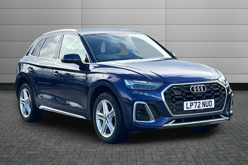 Audi Q5 2.0 Tdi 40 S Line Suv S Tronic Quattro Blue