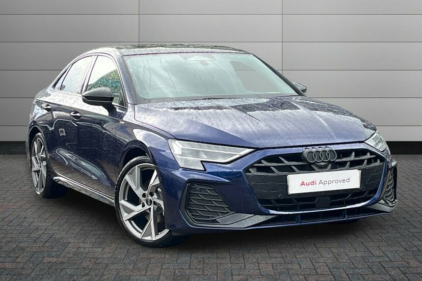 Audi A3 1.5 Tfsi 35 Black Edition Saloon S Tron Blue