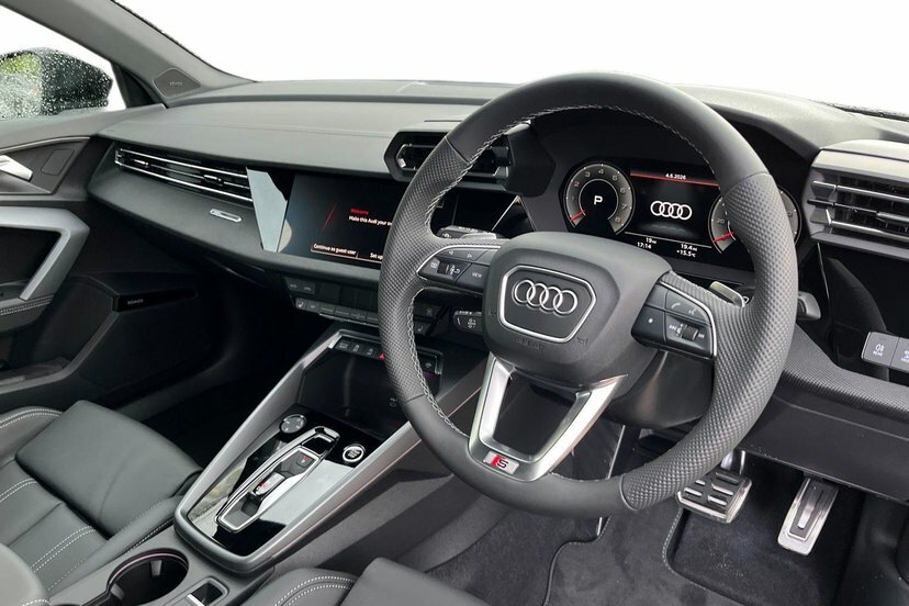 Audi A3 1.5 Tfsi 35 Black Edition Saloon S Tron LM26UDJ Blue #6