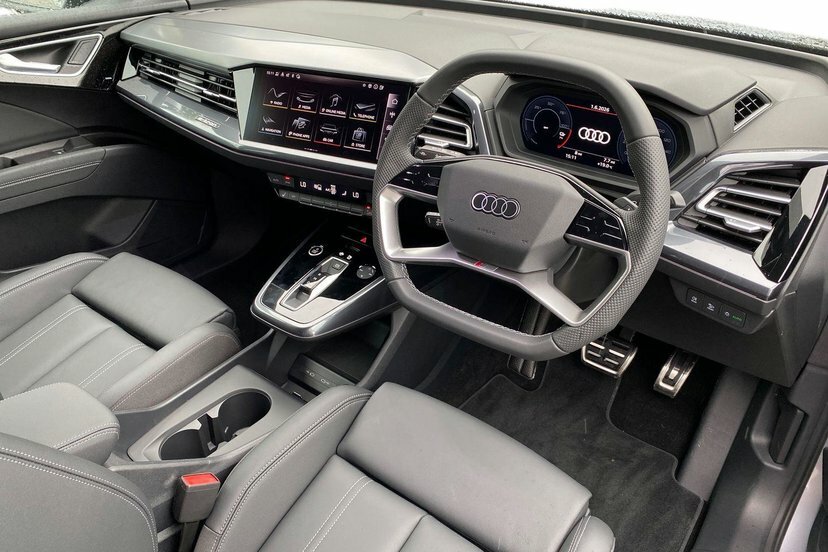 Audi Q4 E Tron 40 S Line 63Kwh DE26EJV White #6