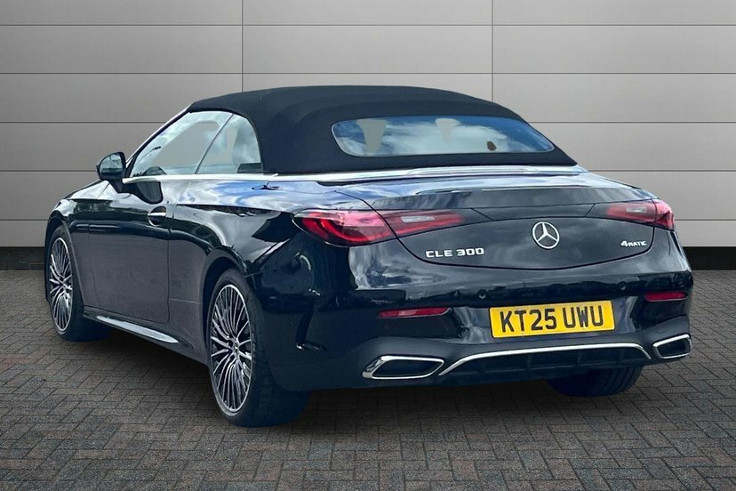 Mercedes-Benz CLE Class 2.0 Cle300h Mhev Amg Line Premium Cabriolet KT25UWU Black #2