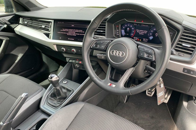 Audi A1 1.0 Tfsi 30 S Line Sportback 11 EX72COJ Black #6