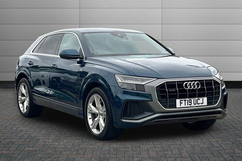 Audi Q8 3.0 Tdi V6 50 S Line Suv Tiptronic Quat Blue