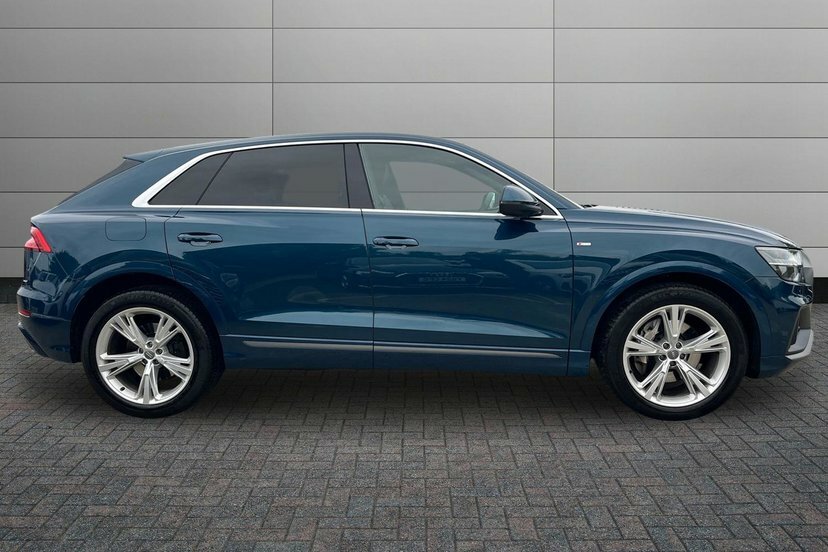 Audi Q8 3.0 Tdi V6 50 S Line Suv Tiptronic Quat FT19UCJ Blue #4