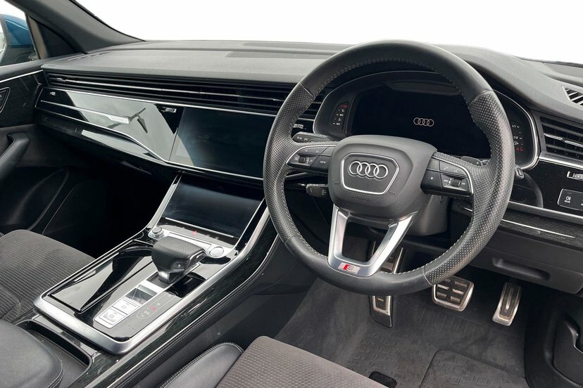 Audi Q8 3.0 Tdi V6 50 S Line Suv Tiptronic Quat FT19UCJ Blue #6