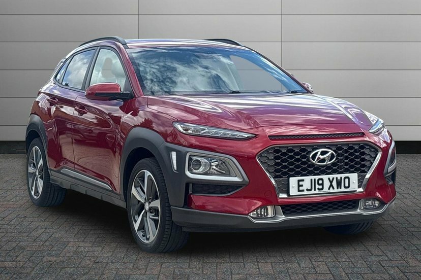 Hyundai Kona 1.0 T-gdi Premium Suv 120 Ps EJ19XWO Red