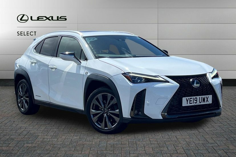 Lexus UX 2.0 250H F Sport Suv Hybrid E-cvt E-fou YE19UWX White