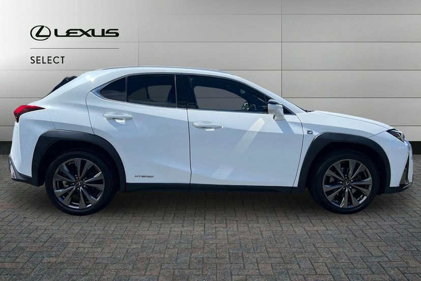 Lexus UX 2.0 250H F Sport Suv Hybrid E-cvt E-fou YE19UWX White #4