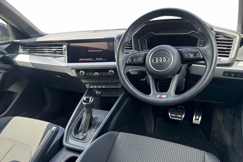 Audi A1 1.0 Tfsi 30 S Line Sportback S Tronic EN75JJY White #6