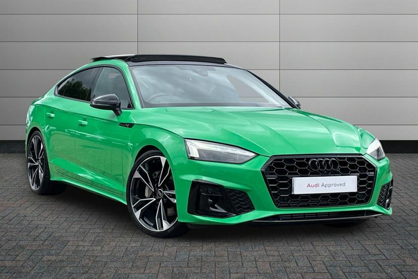 Audi A5 2.0 Tfsi 45 Black Edition Sportback S T Green