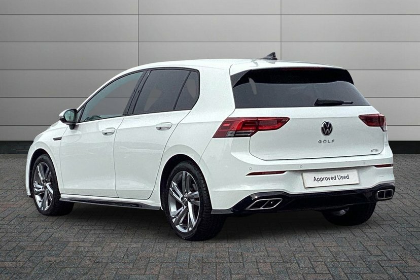 Volkswagen Golf 1.5 Etsi Mhev R-line Hatchback Hybrid D White #3