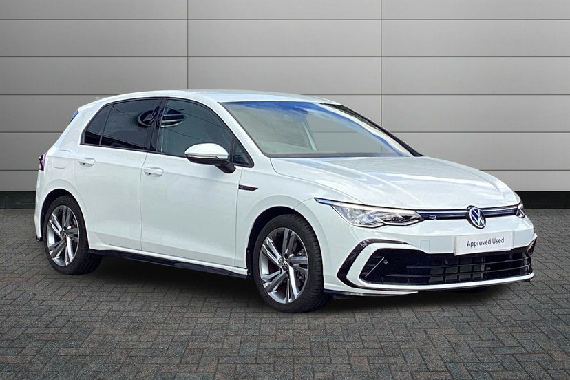 Volkswagen Golf 1.5 Etsi Mhev R-line Hatchback Hybrid D White