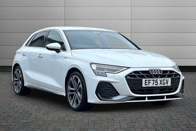 Audi A3 1.5 Tfsi S Line Sportback S Tronic 150 White
