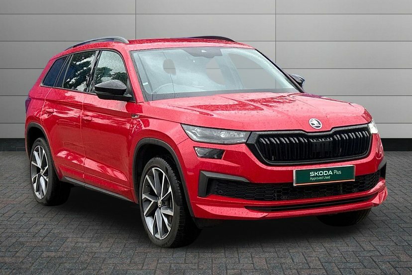 Skoda Kodiaq 2.0 Tdi Sportline Suv Dsg 4Wd 7 Seat Red