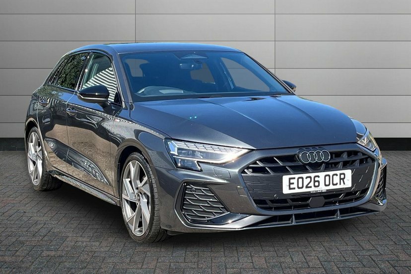 Audi A3 1.5 Tfsi Black Edition Sportback S Tron Grey